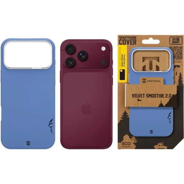 Tactical MagForce Velvet Smoothie 2.0 Kryt Apple iPhone 18 Pro/17 Pro modrý 