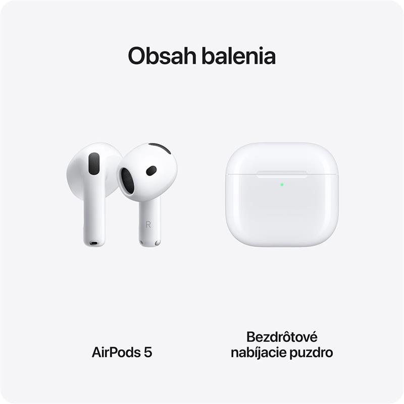 Apple AirPods (5. generácie) with Wireless Charging Case *Rozbalený* 