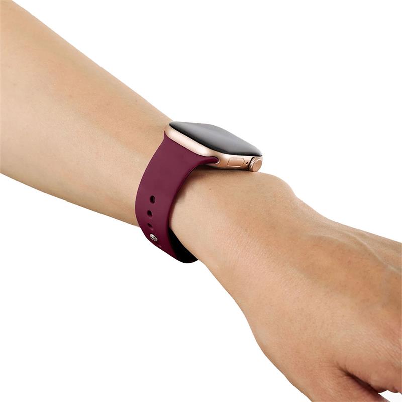 iDeal Silicone Watch Band 38/40/41/42 S-M Fine Wine 