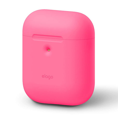 Elago Airpods 2 Silicone Case - Neon Hot Pink 