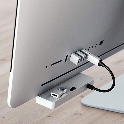 Satechi adaptér USB 3.0 to USB-C - Silver Aluminium 