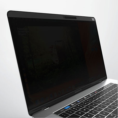 PanzerGlass ochranné sklo Dual Privacy pre Macbook Pro 15" - Black Frame 