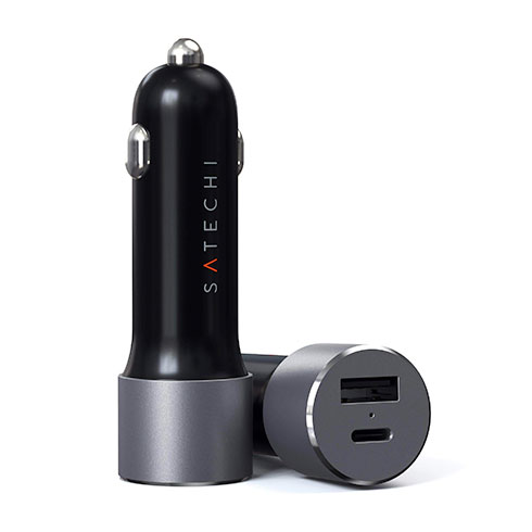 Satechi 72W Type-C PD Car Charger - Space Gray 