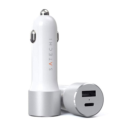 Satechi 72W Type-C PD Car Charger - White 