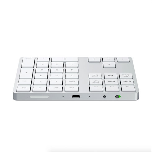 Satechi numerická klávesnica Bluetooth Extended Keypad - Silver Aluminium 