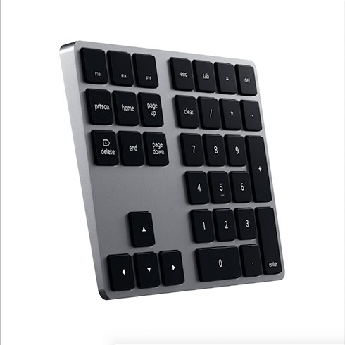 Satechi numerická klávesnica Bluetooth Extended Keypad - Space Gray Aluminium 