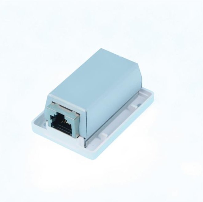 OXnet Zásuvka Basic STP 1 port, Cat5E na omietku, biela 