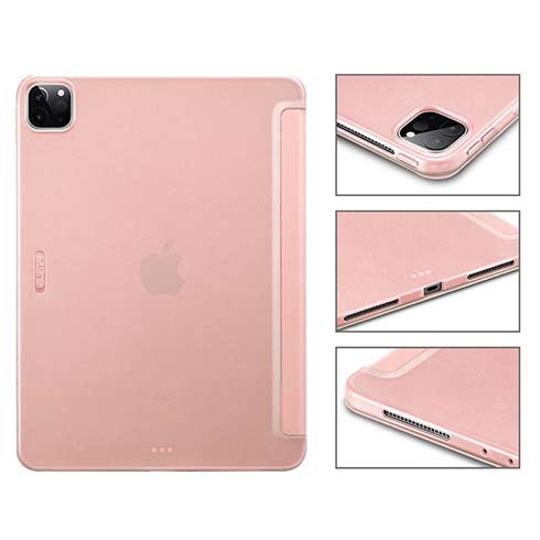 ESR puzdro Silicon Rebound Case pre iPad Pro 11" 2020 - Rose Gold 