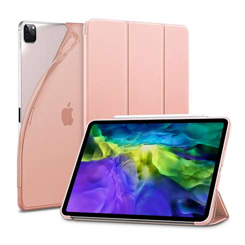 ESR puzdro Silicon Rebound Case pre iPad Pro 11" 2020 - Rose Gold 