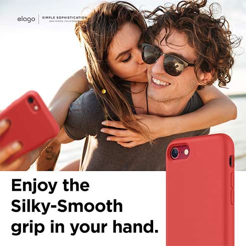 Elago kryt Silicone Case pre iPhone SE 2020/2022 - Red 