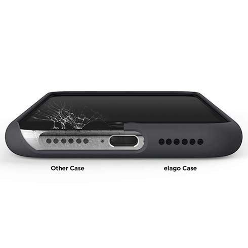 Elago kryt Silicone Case pre iPhone SE 2020/2022 - Dark Gray 