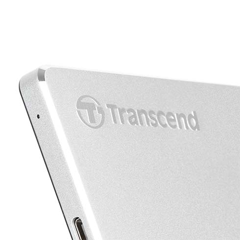 Transcend ext. HDD 2TB StoreJet 25C3N USB 3.1 - Silver Aluminium 