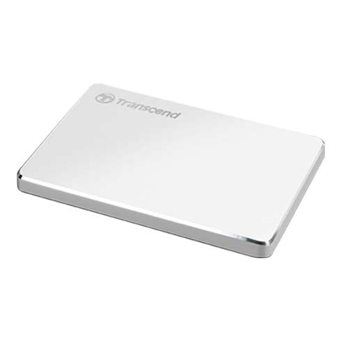 Transcend ext. HDD 2TB StoreJet 25C3N USB 3.1 - Silver Aluminium 