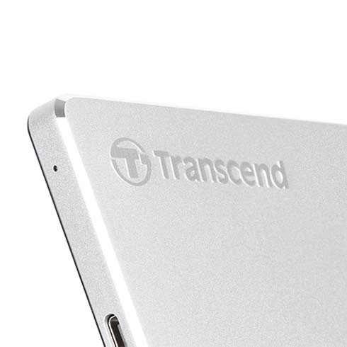 Transcend ext. HDD 1TB StoreJet 25C3N USB 3.1 - Silver Aluminium 