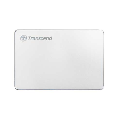 Transcend ext. HDD 1TB StoreJet 25C3N USB 3.1 - Silver Aluminium