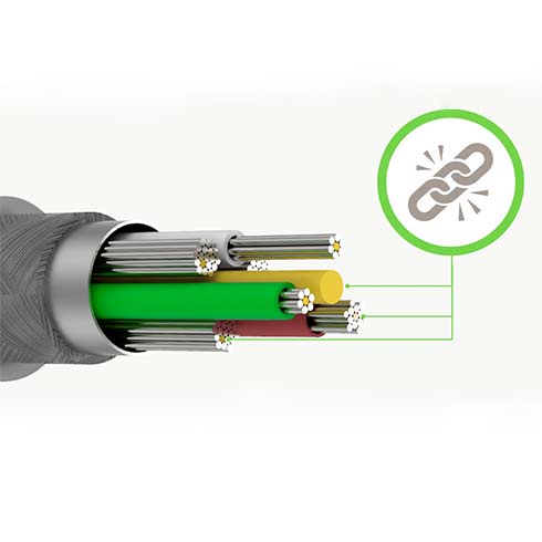 Belkin kábel Boost Charge DuraTek USB-C to Lightning 1.2m - Black 