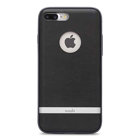 Moshi kryt Napa pre iPhone 7 Plus/8 Plus - Charcoal Black 