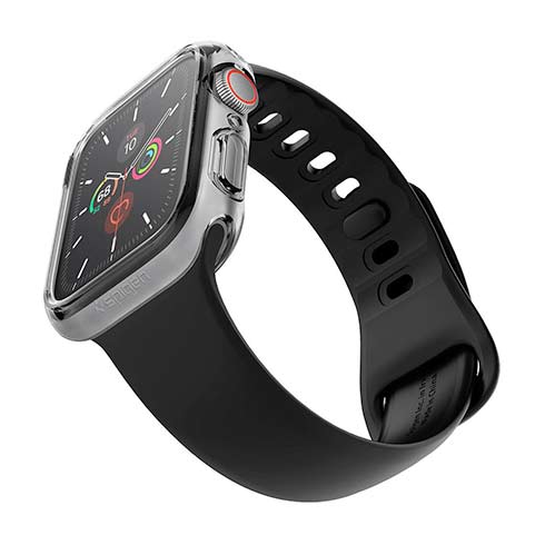 Spigen kryt Ultra Hybrid pre Apple Watch 4/5/6/SE/SE 2 44mm - Crystal Clear 