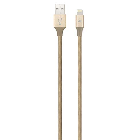 iFrogz kábel UniqueSync Premium USB to Lightning 3m - Gold 