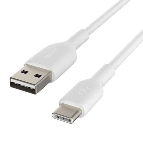 Belkin kábel Boost Charge USB-A to USB-C 1m - White