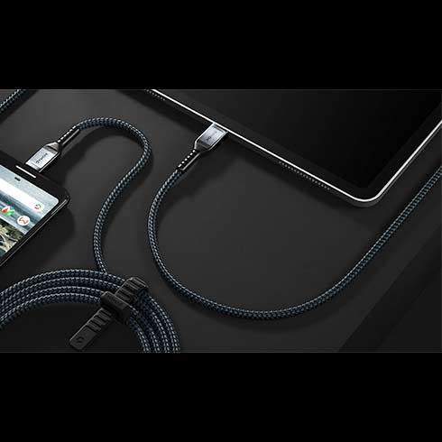 Nomad kábel Kevlar USB-C to USB-C 100W 3m - Black 