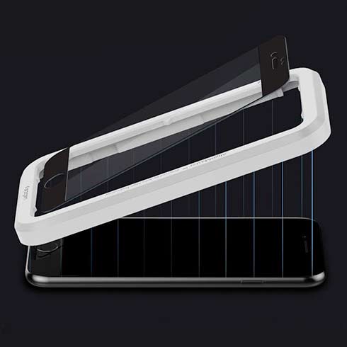 Spigen ochranné sklo Glas.tR AlignMaster pre iPhone 7/8/SE 2020/2022 - Black Frame 