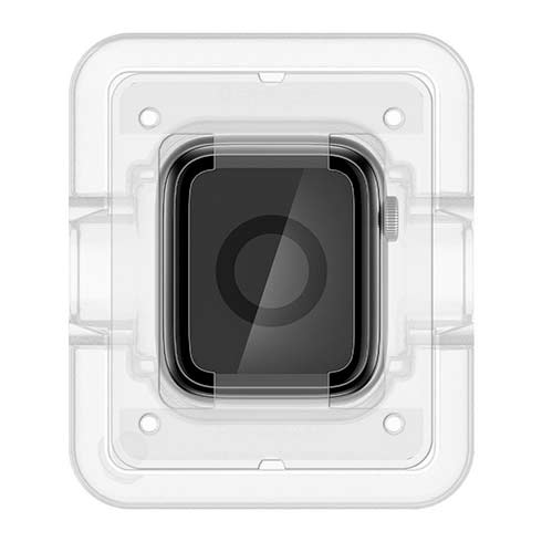 Spigen ochranné sklo Pro Flex pre Apple Watch 4/5/6/SE/SE 2 44mm - Clear 