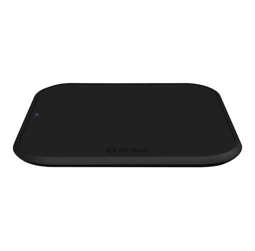 ZENS Single Wireless Charger 10W Slim-line - Black  