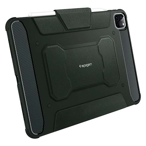 Spigen puzdro Rugged Armor Pro Case pre iPad Pro 11" 2018-2022 – Military Green 