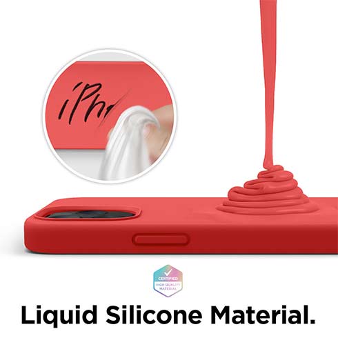 Elago kryt Silicone Case pre iPhone 12/12 Pro - Red 