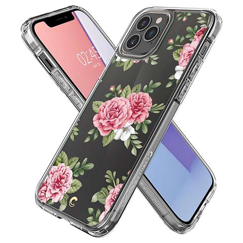 Spigen kryt Cecile pre iPhone 12/12 Pro - Pink Floral 