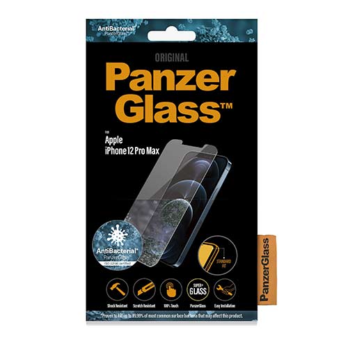 PanzerGlass ochranné sklo Standard Fit AB pre iPhone 12 Pro Max - Clear 