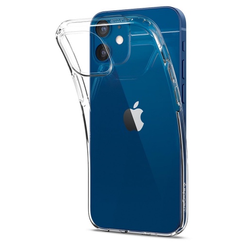 Spigen kryt Liquid Crystal pre iPhone 12 mini - Crystal Clear 