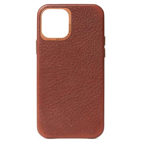 Decoded kryt Leather Backcover pre iPhone 12 mini - Brown 