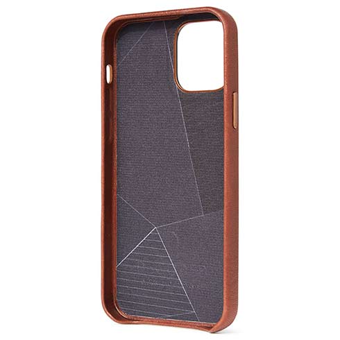 Decoded kryt Leather Backcover pre iPhone 12 mini - Brown 