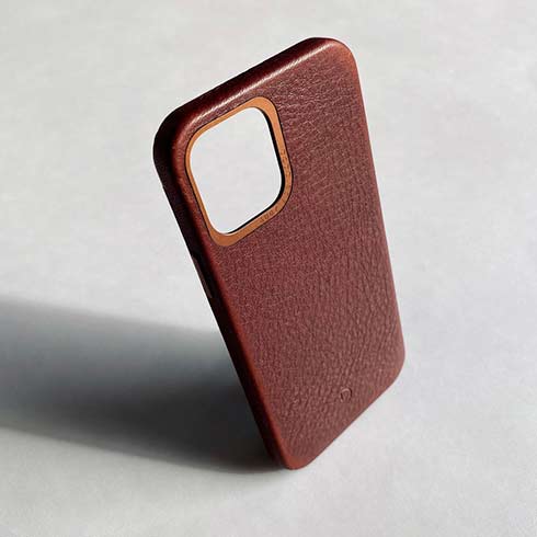 Decoded kryt Leather Backcover pre iPhone 12 mini - Brown 