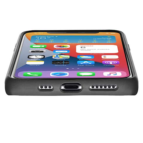CellularLine SENSATION ochranný silikónový kryt pre Apple iPhone 12 mini, čierny 