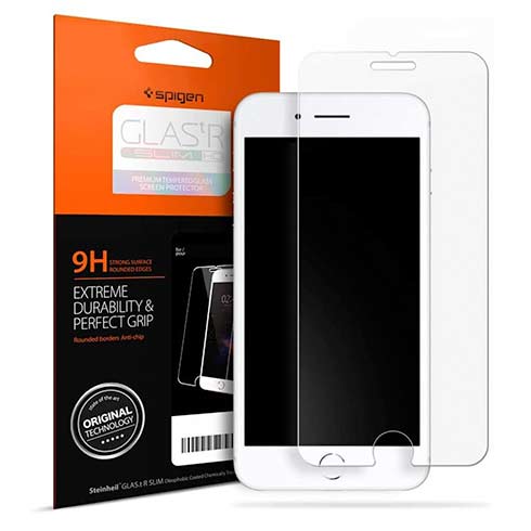 Spigen ochranné sklo GLAS.tR Slim pre iPhone 7/8/SE 2020/2022 - Clear 