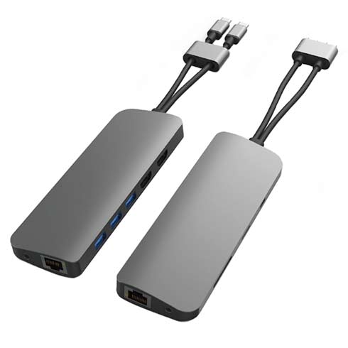 Hyper USB-C Hub HyperDrive Viper 10-in-2 - Silver 