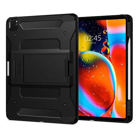 Spigen kryt Tough Armor Pro pre iPad Pro 12.9" 2020 – Black 