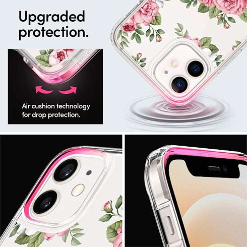 Spigen kryt Cecile pre iPhone 12 mini - Pink Floral 