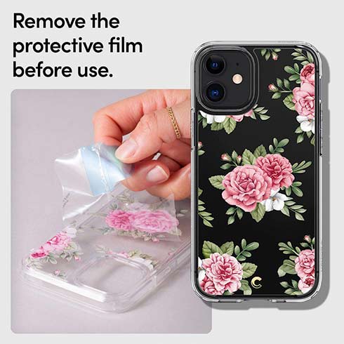 Spigen kryt Cecile pre iPhone 12 mini - Pink Floral 