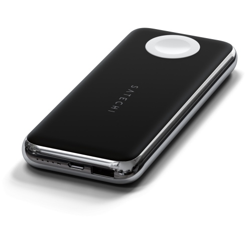 Satechi Quatro Wireless Power Bank 10.000 mAh - Space Grey 