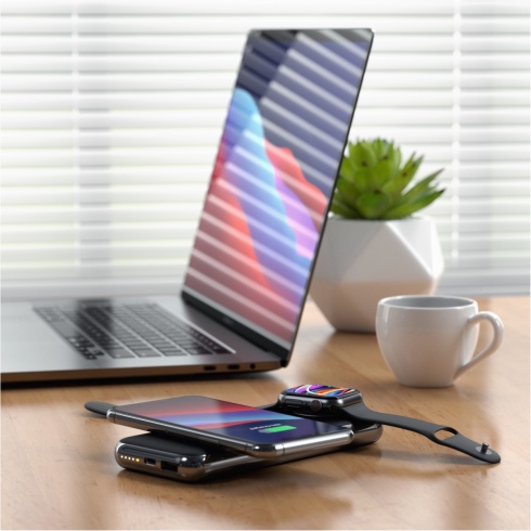 Satechi Quatro Wireless Power Bank 10.000 mAh - Space Grey 