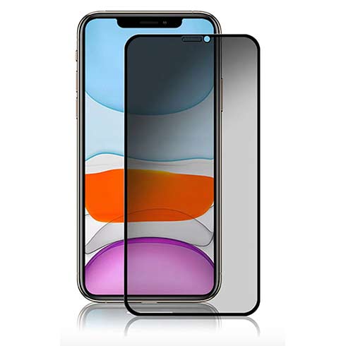 Devia ochranné sklo Real Series Privacy pre iPhone 12 mini - Black Frame 