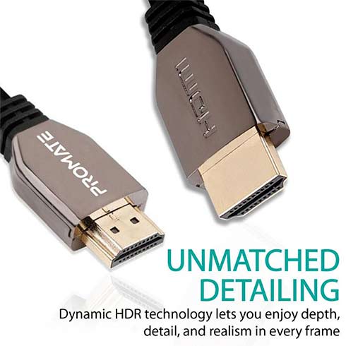 Promate kábel ProLink8K-200 Ultra HD High Speed 8K HDMI 2.1 AV Cable - Black 