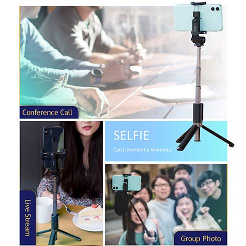 Adam Elements Selfie Wireless Bluetooth Tripod Stick - Black 