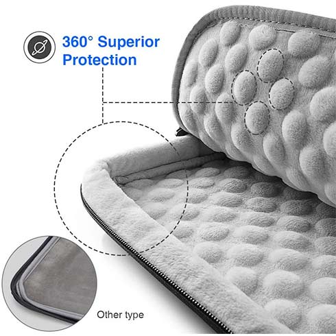 TomToc puzdro 360 Protective Sleeve pre Macbook Pro 16" M1/M2/M3/M4 - Black Blue 