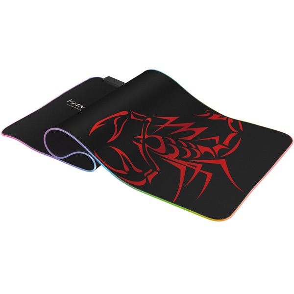 Marvo RGB Podložka pod myš, MG10, herná, čierna, 800 x 305 mm, 3 mm, RGB podsvietenie 