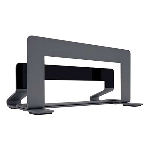 Macally stojan Vertical laptop stand - Space Gray Aluminium 